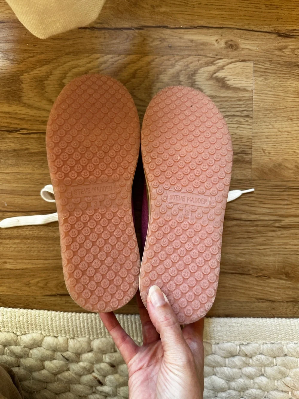 Steve Madden NEVER BEEN WORN Canvas Patchwork Sneakers